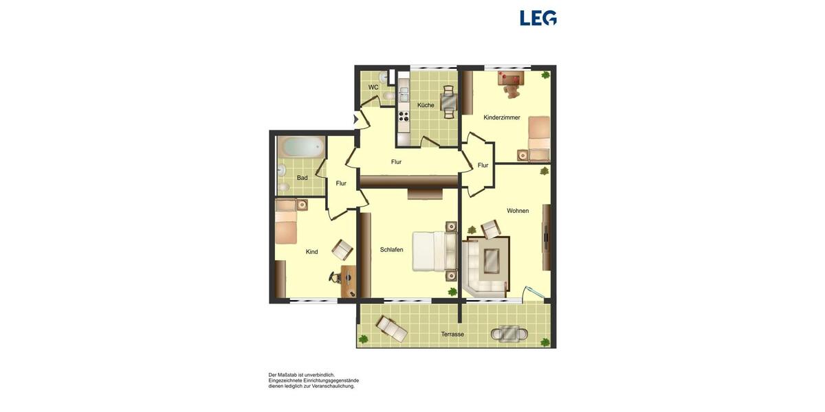 4-Zimmer-Wohnung in Leverkusen Steinbüchel 4 zimmer