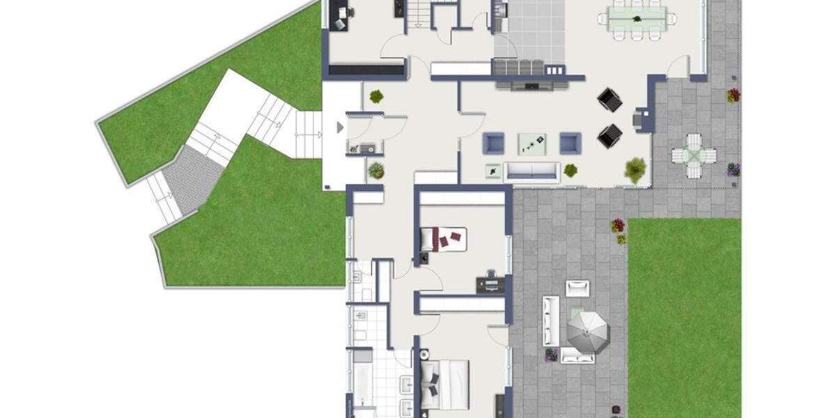 Einfamilienhaus Sankt Augustin Hangelar - 6 Zimmer, 251 m&sup2;, 2.600&euro; | Angebot:25796513