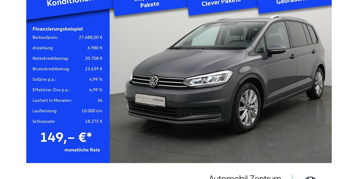 VW Touran 59.979 km 27.688 &euro; Leverkusen 51379