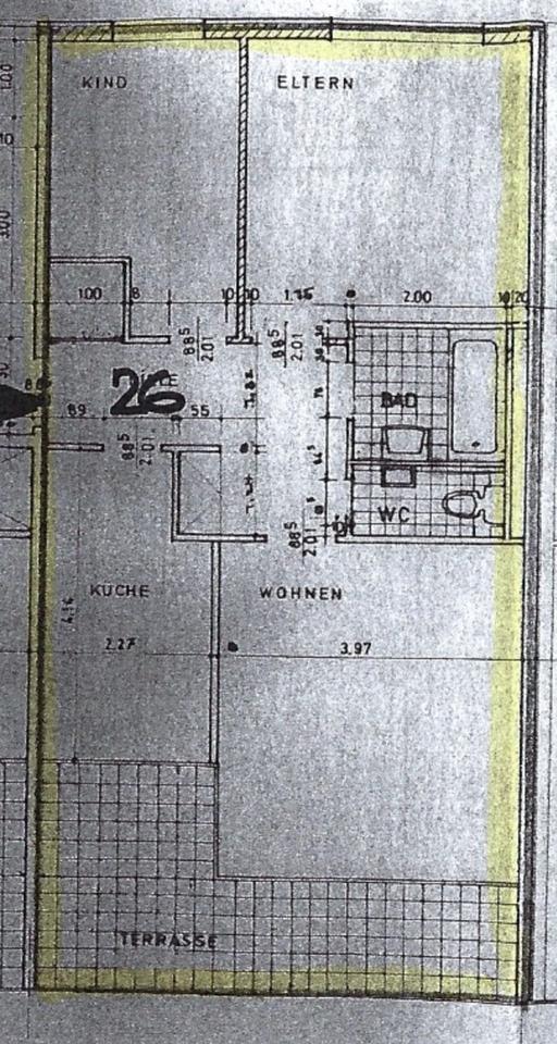 Renovierungsbedürftige 3 Zimmer Wohnung in Neuss-Norf