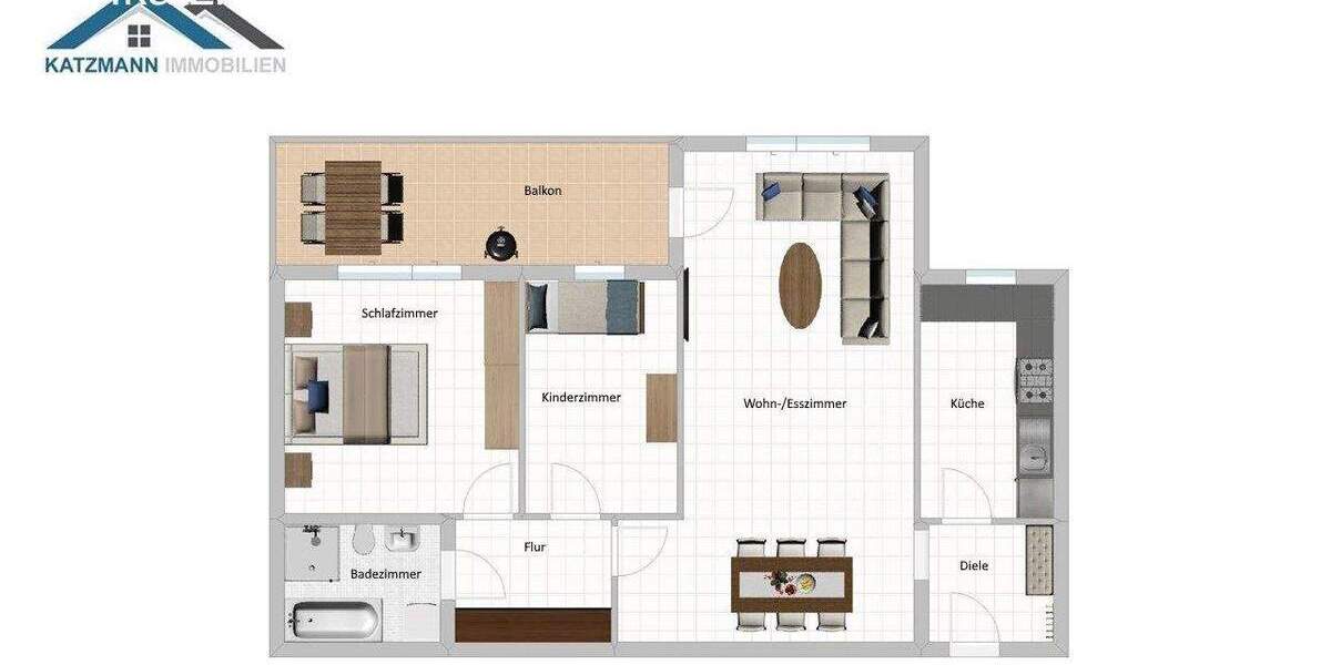 Etagenwohnung Bergheim Zieverich - 3 Zimmer, 82 m&sup2;, 125.000&euro; | Angebot:23986039