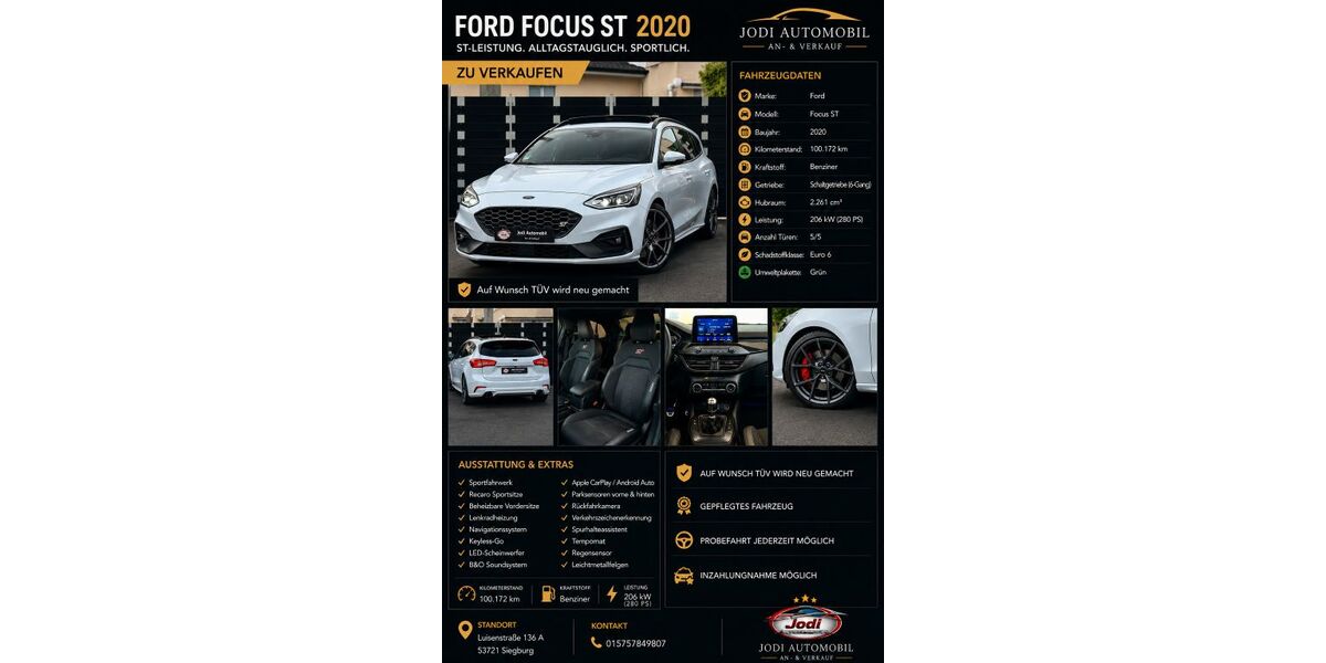Ford Focus 100.172 km 19.000 &euro; Siegburg 53721