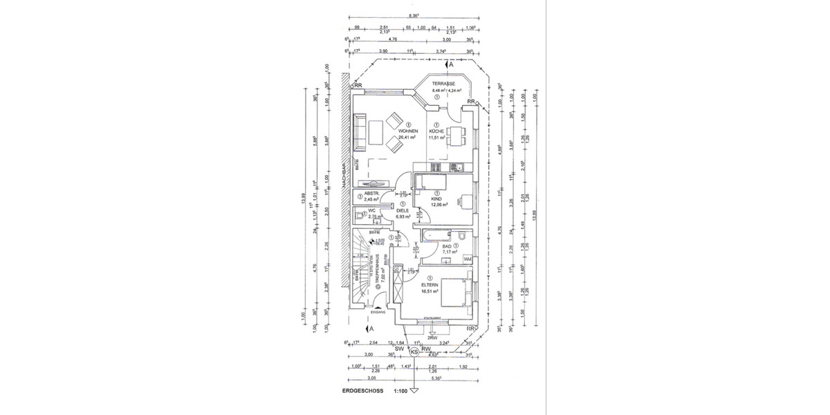 Erdgeschoßwohnung Troisdorf Altenrath - 3 Zimmer, 92 m&sup2;, 1.150&euro; | Angebot:24541418