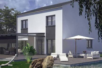 Modernes Einfamilienhaus in Massivbauweise und Erdwärme-Heizung mit Natural Cooling 4 zimmer