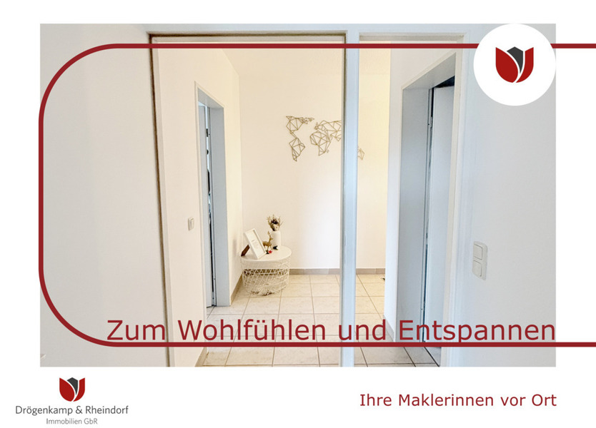 Vermietet: 2-Zimmer Wohnung - ruhige und zentrale Lage - Balkon - Tiefgaragenstellplatz
