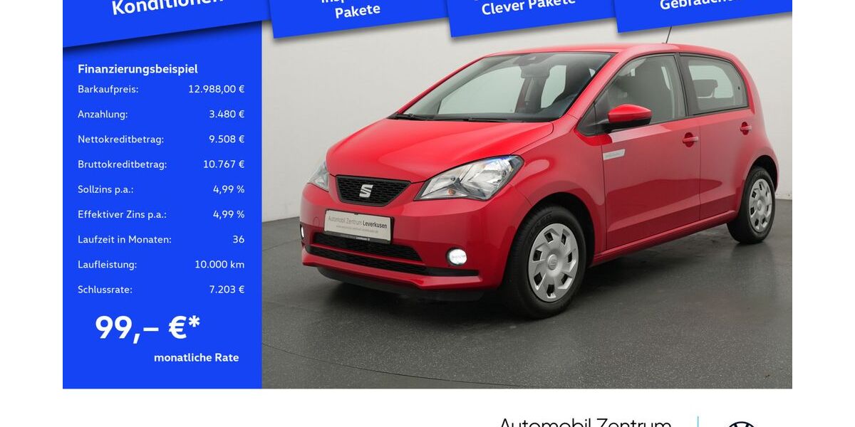 Seat Mii 36.282 km 12.980 € Leverkusen 51379
