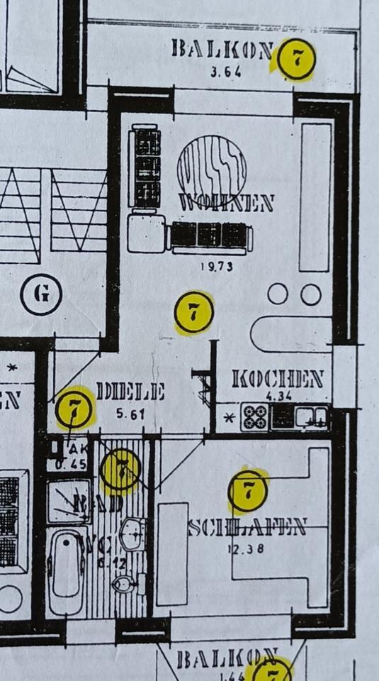 Schöne Wohnung im Nibelungenviertel
