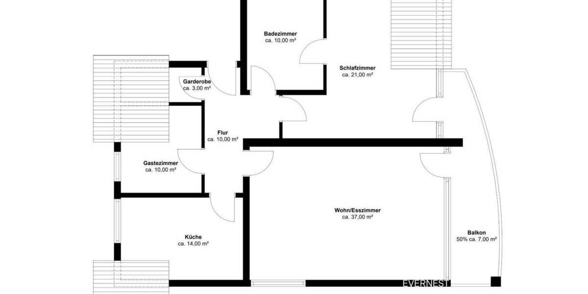 Etagenwohnung Kerpen Horrem - 3 Zimmer, 110 m&sup2;, 359.000&euro; | Angebot:23958786
