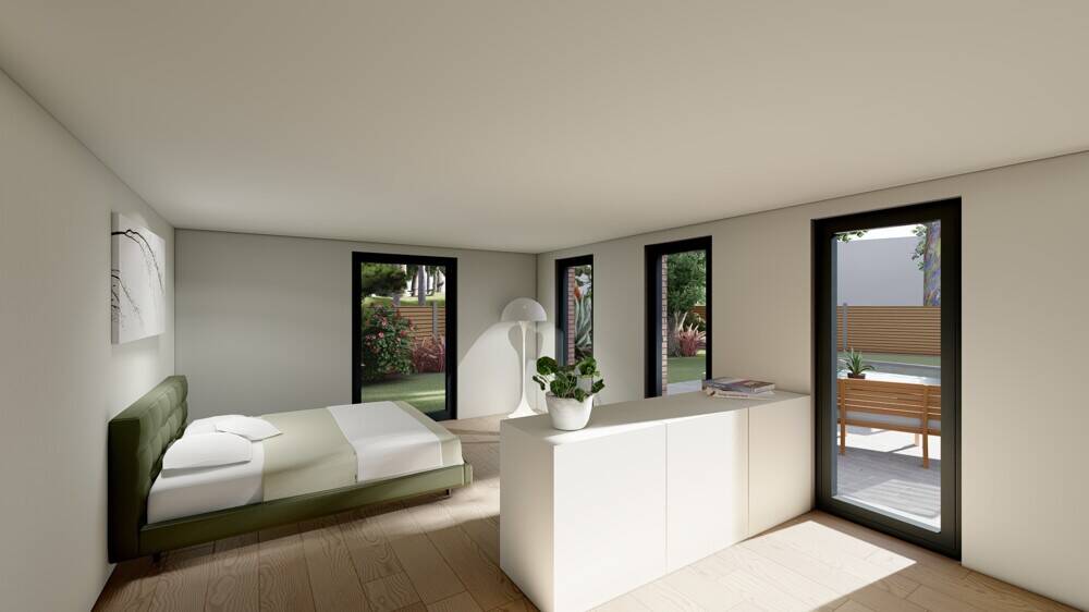 Architektenvilla am Waldrand - Bauhausbungalow mit Dachterrasse, Doppelgarage und exklusiver Privatsphäre - Villa Bensberg Bensberg | Angebot:26503181