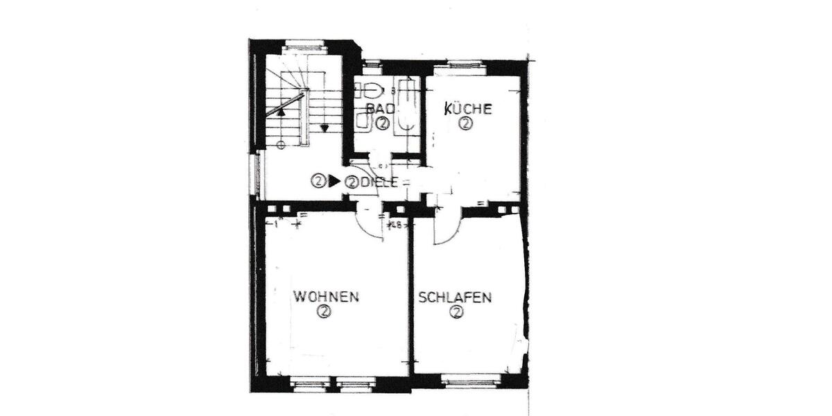 Etagenwohnung Köln Lindenthal - 2 Zimmer, 50 m&sup2;, 860&euro; | Angebot:25168919
