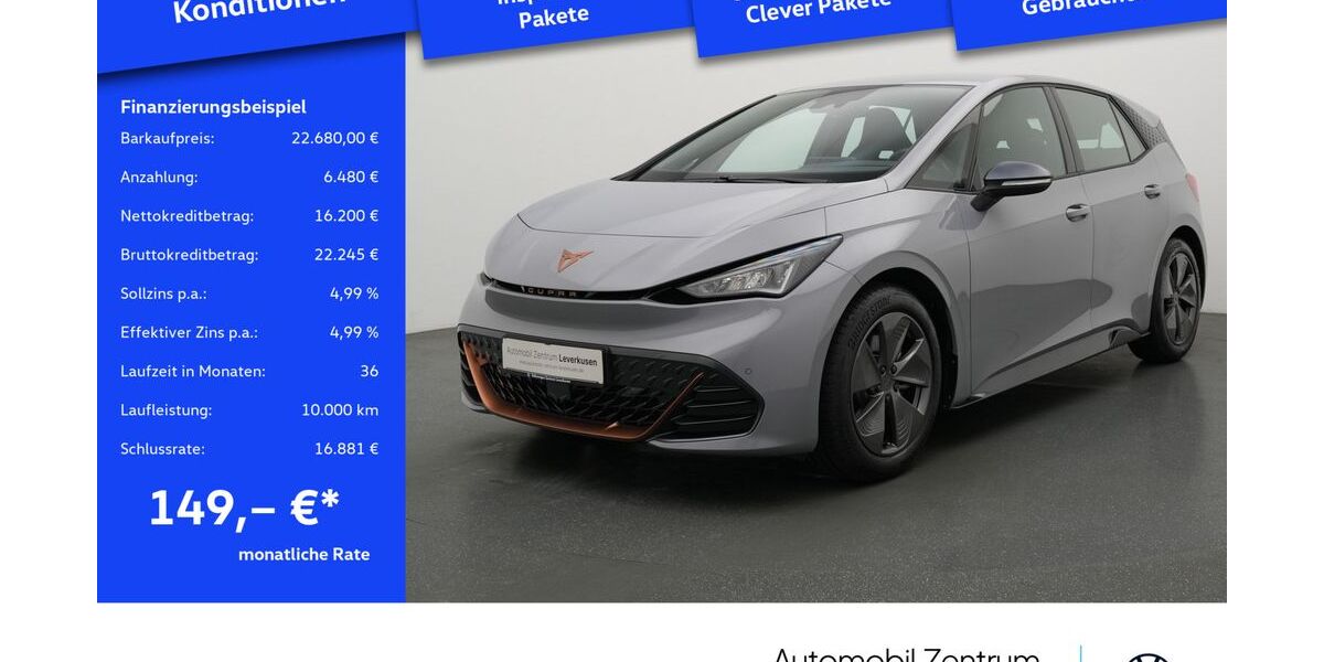 Cupra Born 27.585 km 22.680 € Leverkusen 51379