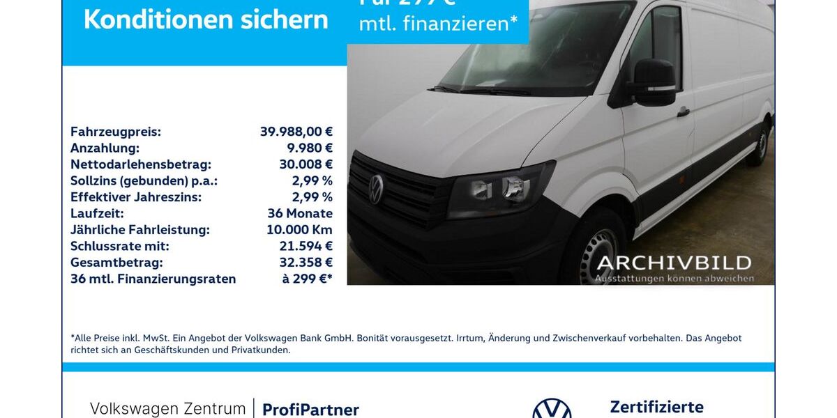 VW Crafter 28.266 km 39.988 &euro; Leverkusen 51379