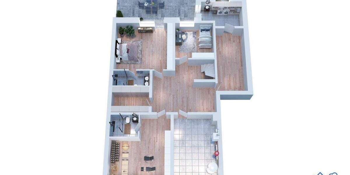 Ebenerdiges Wohnen in ruhiger Lage - sehr gepflegt & viel Platz 4 zimmer