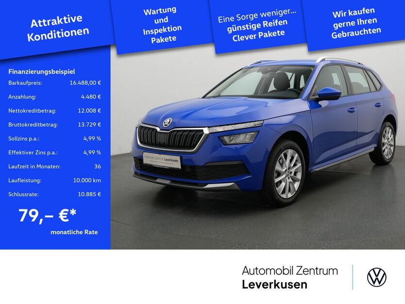 Skoda Kamiq 62.549 km 16.480 € Leverkusen 51379
