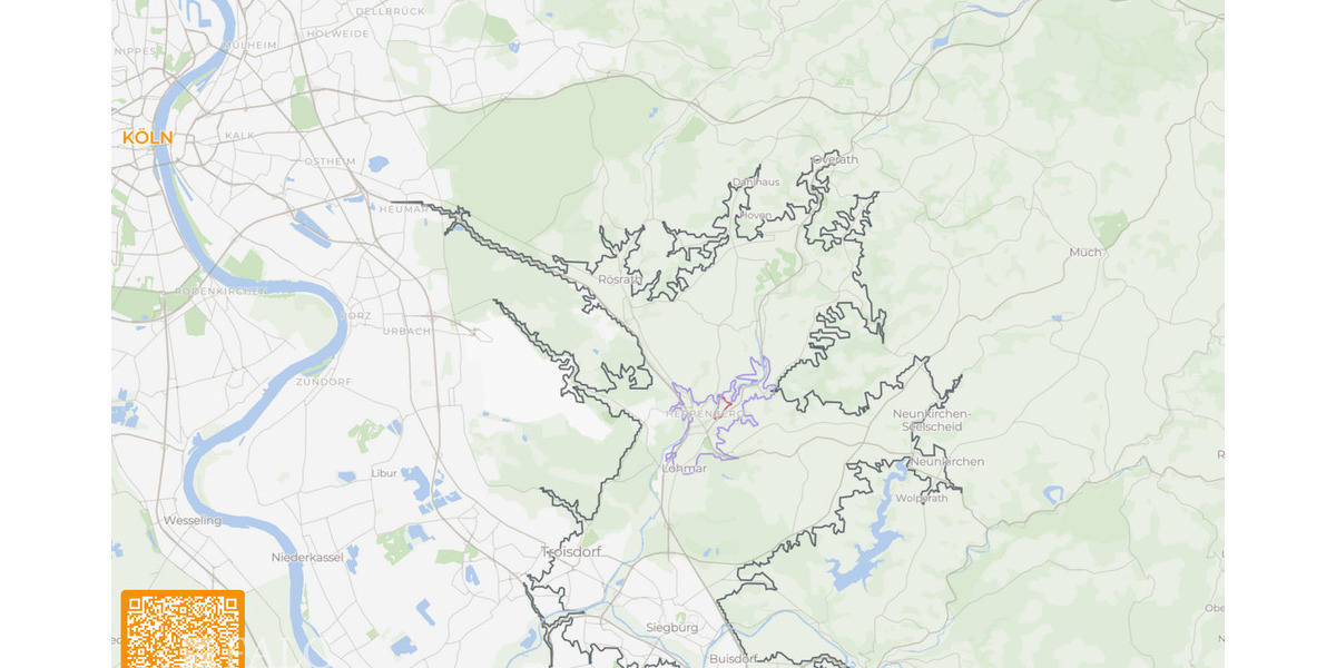 Etagenwohnung Lohmar Donrath - 2 Zimmer, 54 m&sup2;, 179.000&euro; | Angebot:24698991