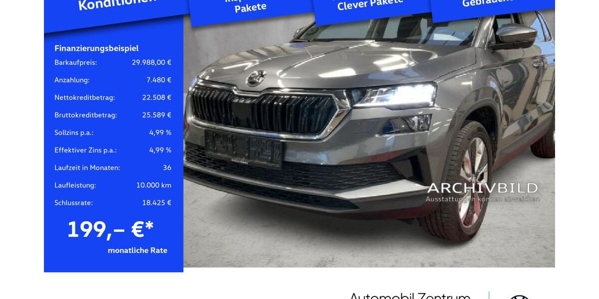 Skoda Karoq 14.908 km 29.988 &euro; Leverkusen 51379