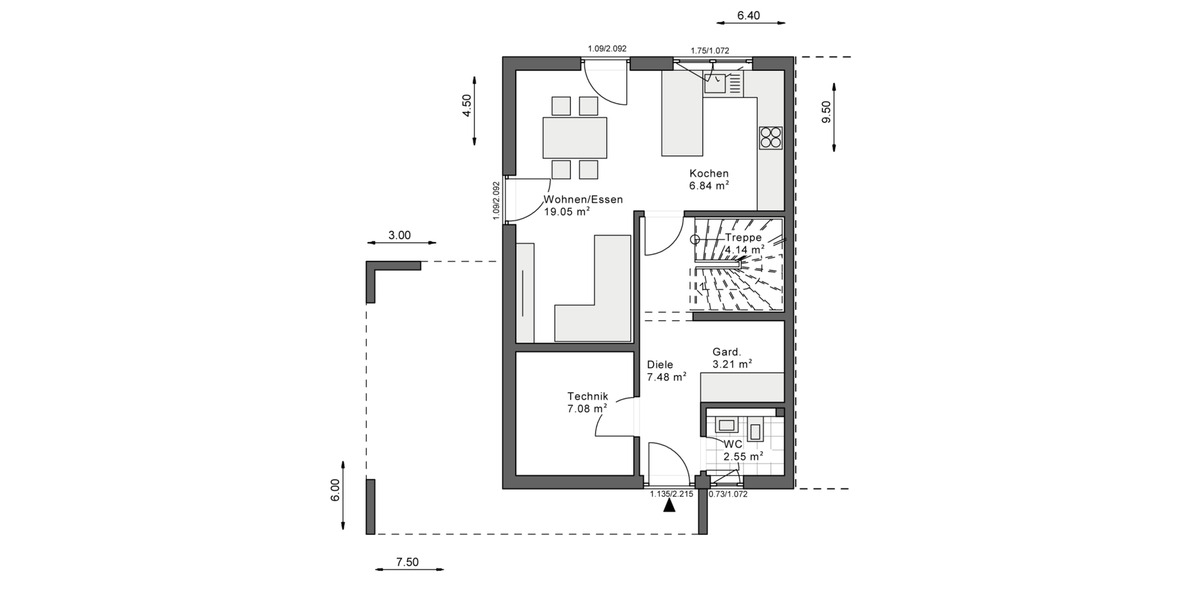 Doppelhaushälfte Elsdorf - 4 Zimmer, 100 m&sup2;, 1.699&euro; | Angebot:23817793