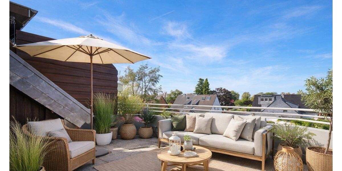 Helle Maisonettewohnung mit Dachterrasse und ca. 17m² Bonusfläche 3 zimmer