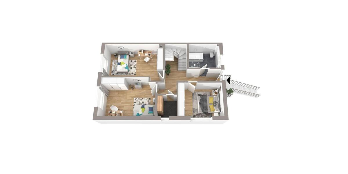 Maisonettenwohnung Bergisch Gladbach Frankenforst - 4 Zimmer, 140 m&sup2;, 1.720&euro; | Angebot:25454802