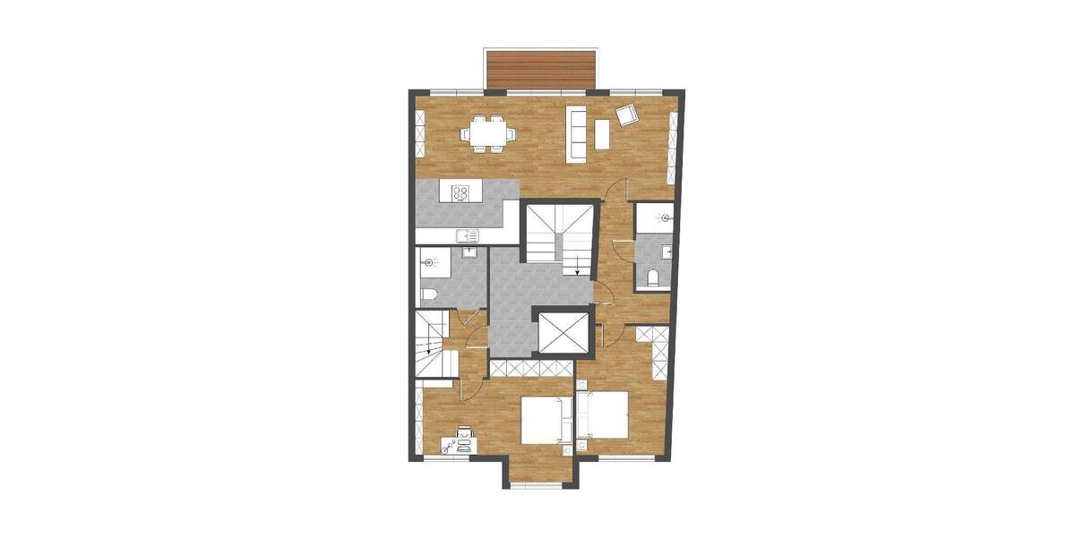 Etagenwohnung Bonn Vilich-Rheindorf - 2 Zimmer, 76 m&sup2;, 518.000&euro; | Angebot:25666937