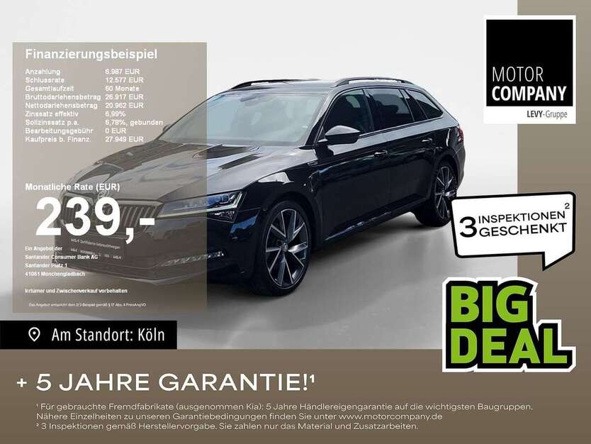 Skoda Superb 96.315 km 27.949 € Köln 50968