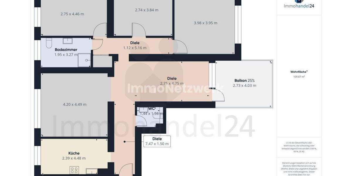 Etagenwohnung Nörvenich / Wissersheim Wissersheim - 4 Zimmer, 110 m&sup2;, 197.500&euro; | Angebot:24832312