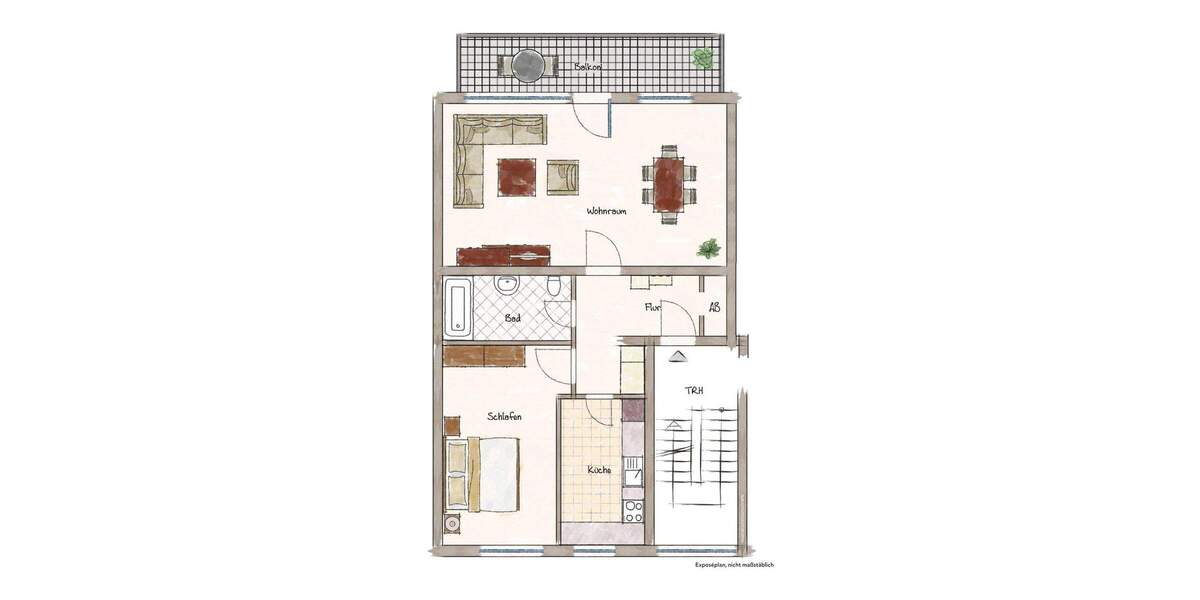 Etagenwohnung Bornheim Widdig - 2 Zimmer, 71 m&sup2;, 750&euro; | Angebot:26345631