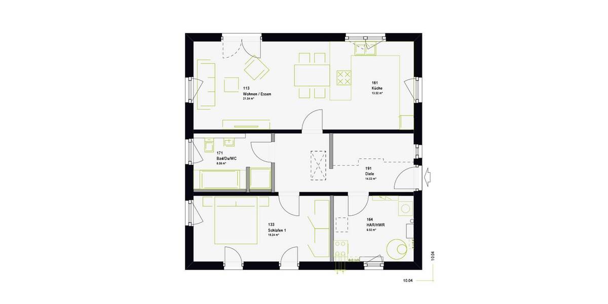 Einfamilienhaus Kerpen - 3 Zimmer, 83 m&sup2;, 414.606&euro; | Angebot:26806550