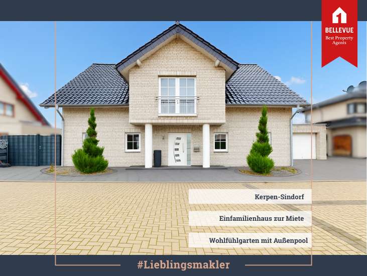 Haus zum Mieten in Kerpen Sindorf 3.770 € 290 m² 5.5 zimmer
