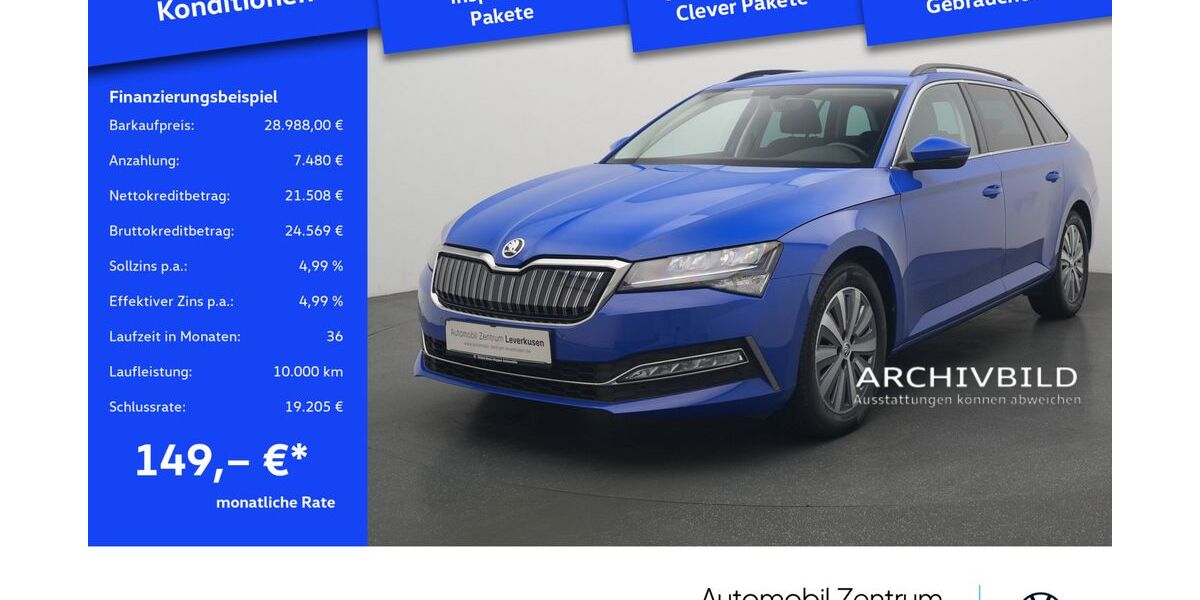 Skoda Superb 17.585 km 28.988 € Leverkusen 51379
