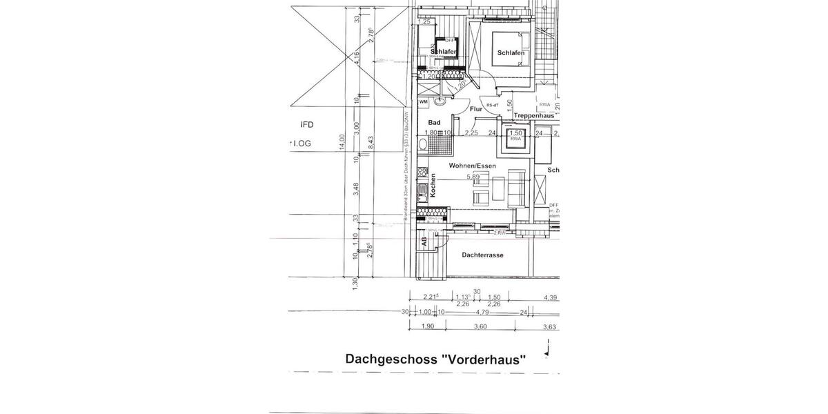 Dachgeschoßwohnung Köln Nippes - 2 Zimmer, 59 m&sup2;, 940&euro; | Angebot:26351671