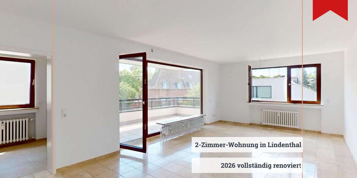 Etagenwohnung Köln Lindenthal - 2 Zimmer, 63 m&sup2;, 1.250&euro; | Angebot:27696812