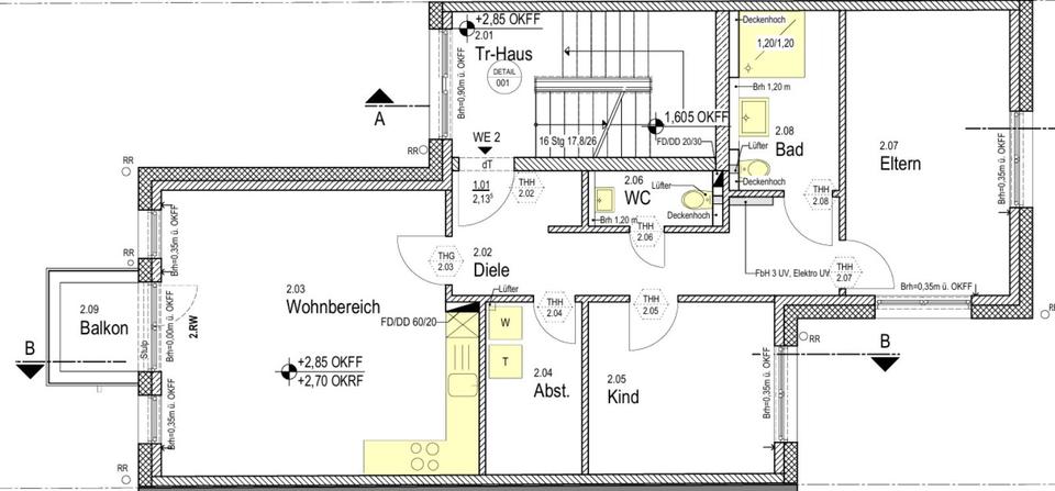 3-Zimmer mit Südbalkon in Porz – Erstbezug (KFW40WP) 3 zimmer
