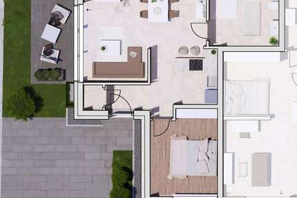 Wohnung zum Kaufen in Bornheim 299.000 € 51.3 m² 2 zimmer