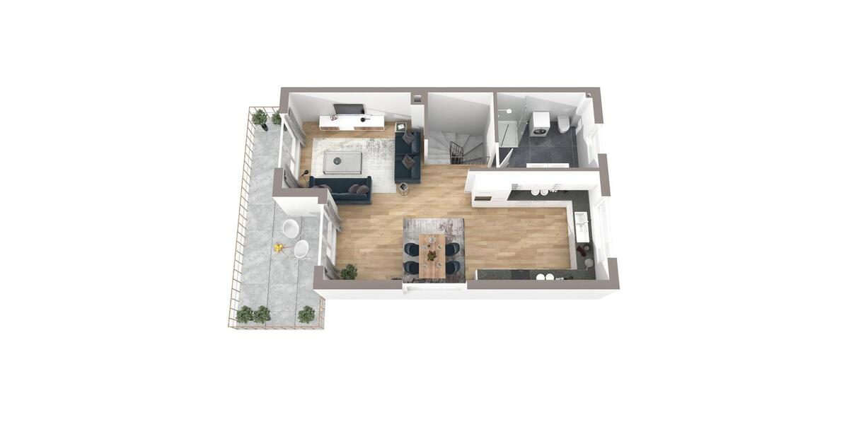 Maisonettenwohnung Bergisch Gladbach Frankenforst - 4 Zimmer, 140 m&sup2;, 1.720&euro; | Angebot:25454802