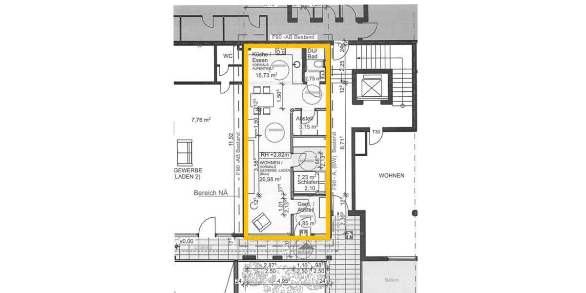 Hochparterre Leverkusen Bergisch Neukirchen - 1.5 Zimmer, 51 m&sup2;, 500&euro; | Angebot:25433300