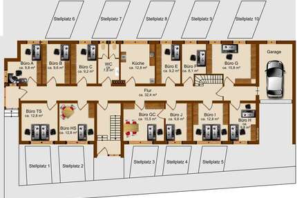 Büro in Hennef 275 € 12.8 m² zimmer