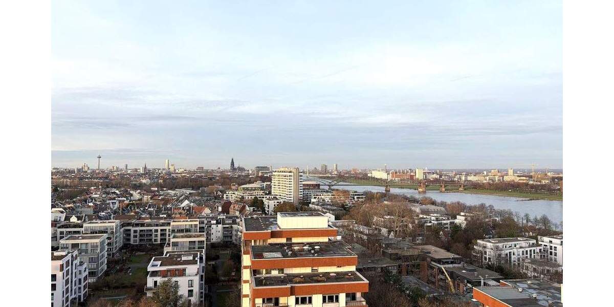 Wohngenuss & Rheinblick, frisch modernisierte 3 Zimmer mit Rundum-Panorama-Balkon, neues Bad, Aufzug 3 zimmer