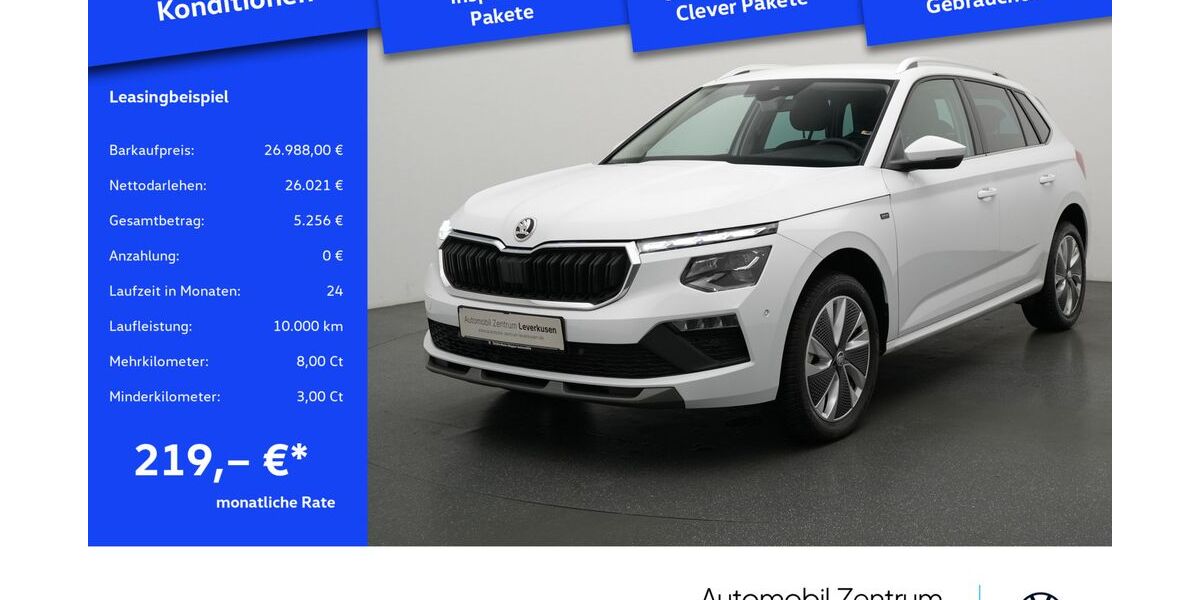 Skoda Kamiq 23.480 km 26.980 € Leverkusen 51379