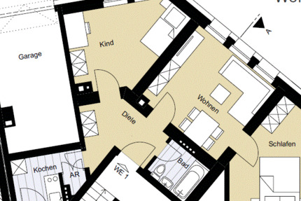 Sinfonie der Großstadt - Vermietete 3-Zimmer-Wohnung als Kapitalanlage zu verkaufen! ( WE 1 ) 3 zimmer