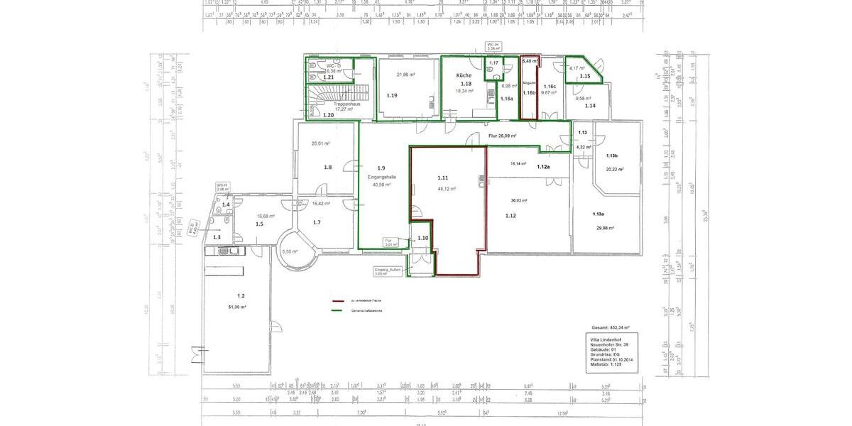 PraxisBüro in der Villa Lindenhof zimmer