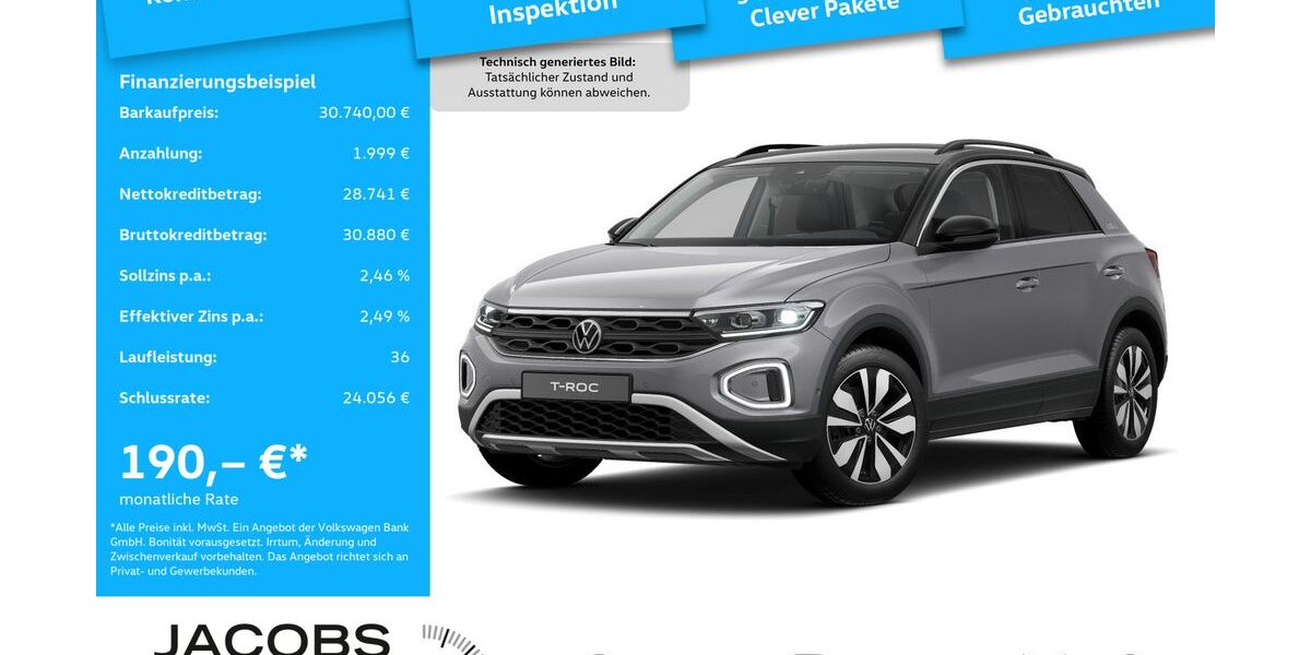 VW T-Roc 6.844 km 30.740 &euro; Bergheim 50126