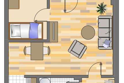 Wohnung zum Mieten in Düsseldorf 519 € 58.73 m²