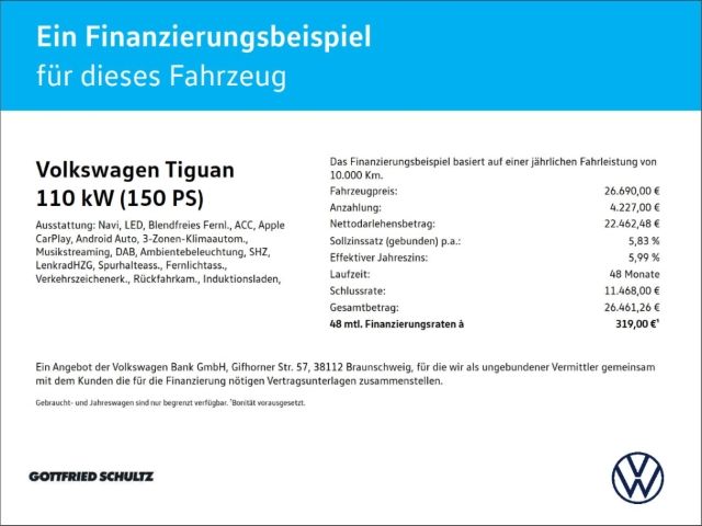 VW Tiguan 49.649 km 26.690 € Düsseldorf 40233