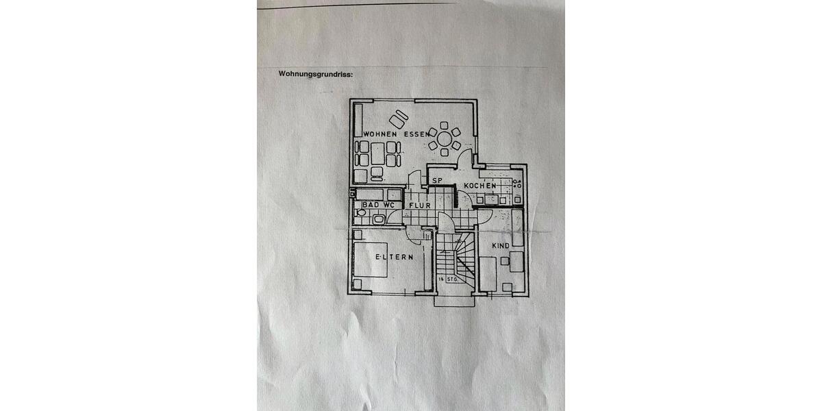 Etagenwohnung Euskirchen Dom-Esch - 3 Zimmer, 84 m&sup2;, 630&euro; | Angebot:25148787