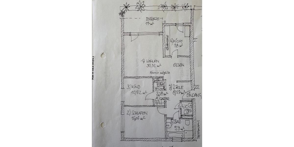 Etagenwohnung Burscheid - 3 Zimmer, 94 m&sup2;, 315.000&euro; | Angebot:26367649