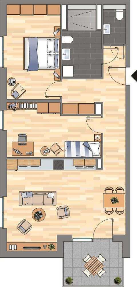 Wohnung zum Mieten in Bonn 1.229 € 83.16 m²