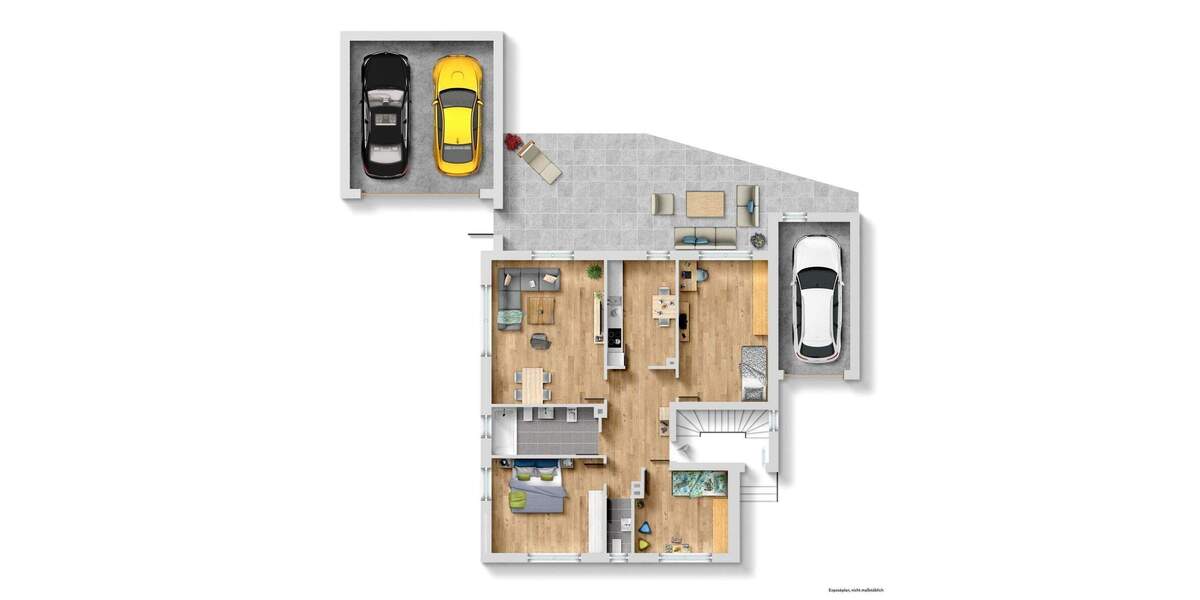 Familienfreundliche Traumwohnung mit weitläufigem Garten 4 zimmer