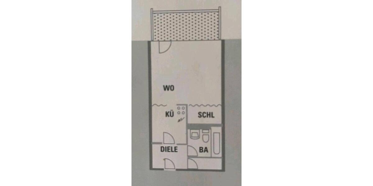 Etagenwohnung Köln Kalk - 1 Zimmer, 37 m&sup2;, 159.000&euro; | Angebot:26876154