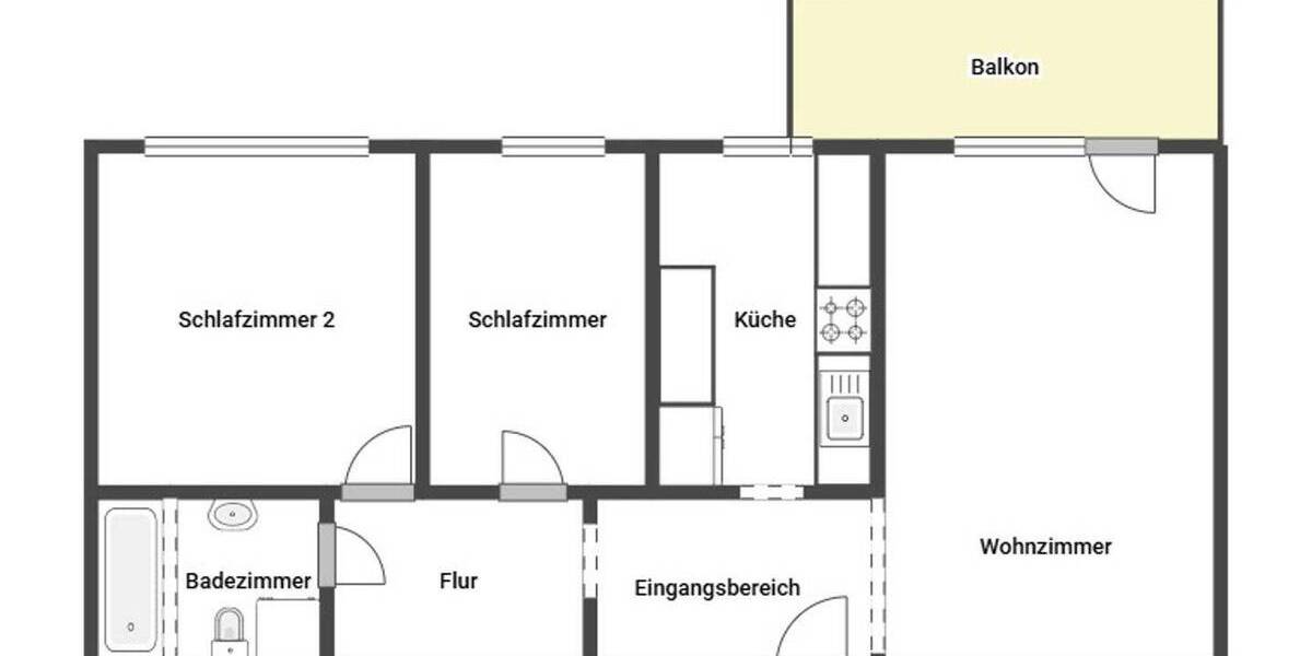 Etagenwohnung Bergheim Ahe - 3 Zimmer, 71 m&sup2;, 78.000&euro; | Angebot:26205646